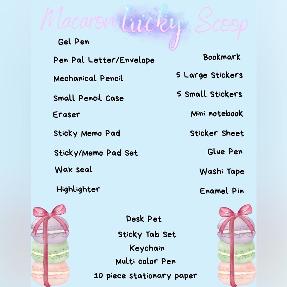 Stationary bundle Lucky scoop